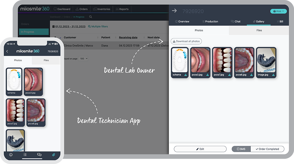 miiosmile360 All-in-One Dental Manufacturing Productivity Software 